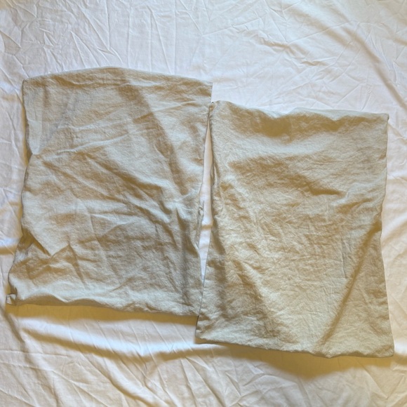 European Linen Duvet Cover Set SAND - Picture 8 of 14